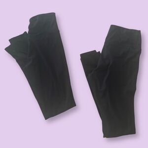 Two Felina Kids Classic Black Leggings
